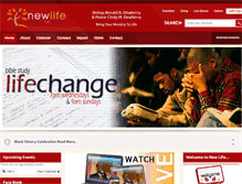 Tablet Screenshot of newlifetempleofpraise.org